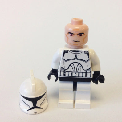 LEGO Minifigure -- Clone Trooper Clone Wars-Star Wars / Star Wars Clone Wars -- SW0201 -- Creative Brick Builders